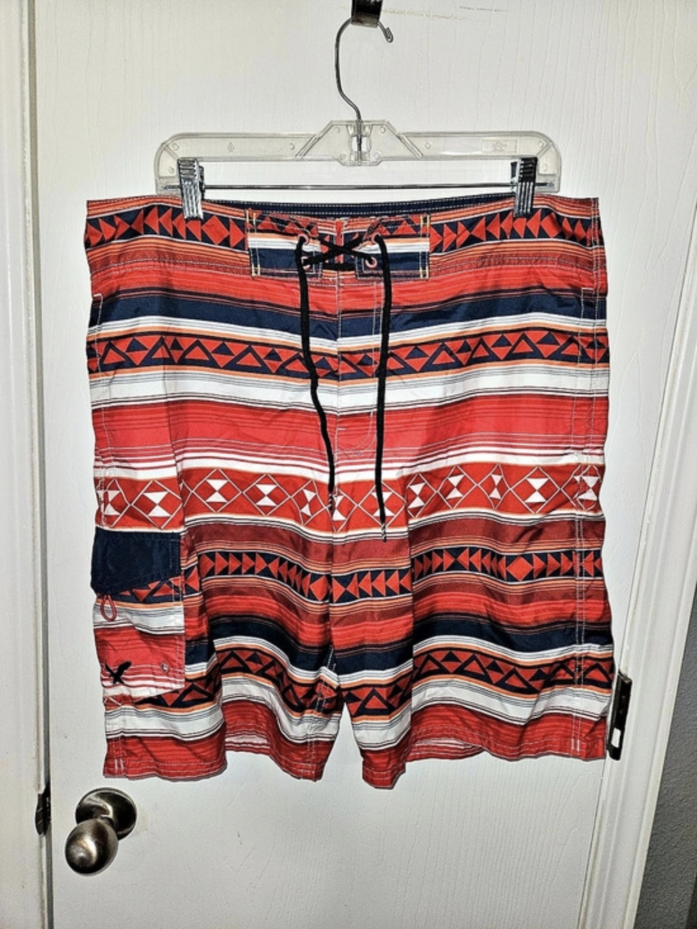 American Eagle Outfitters Men's Geometric Swim Trunks Size Large Like New